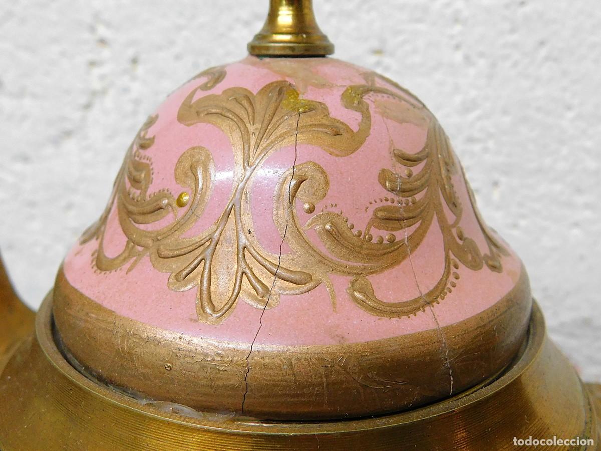 Antig&uuml;edades: PAREJA DE JARRONES DE PORCELANA Y BRONCE - Foto 16