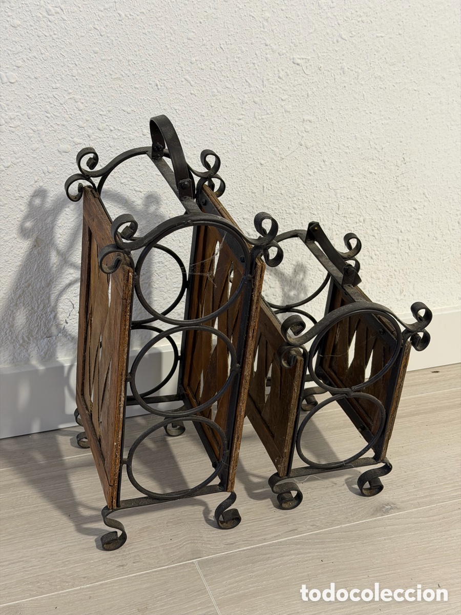 Antig&uuml;edades: Antiguos Botelleros de Hierro