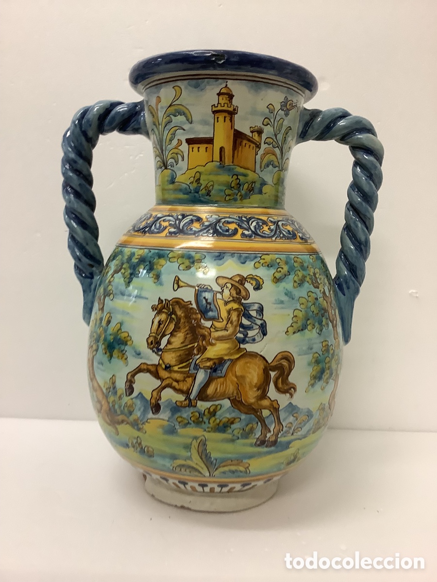 Antig&uuml;edades: GRAN JARRON DE ASAS - RUIZ DE LUNA - TALAVERA