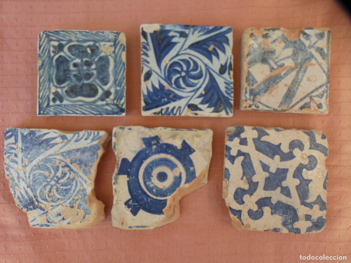 Antig&uuml;edades: Azulejos Espa&ntilde;ol Valencia siglo 15/16