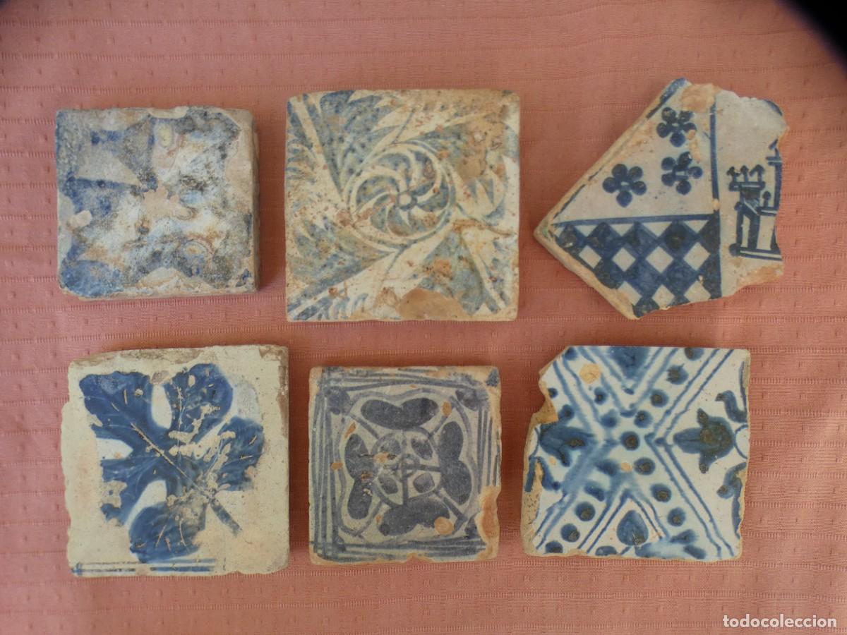 Antig&uuml;edades: Azulejos Espa&ntilde;ol Valencia siglo 15/16