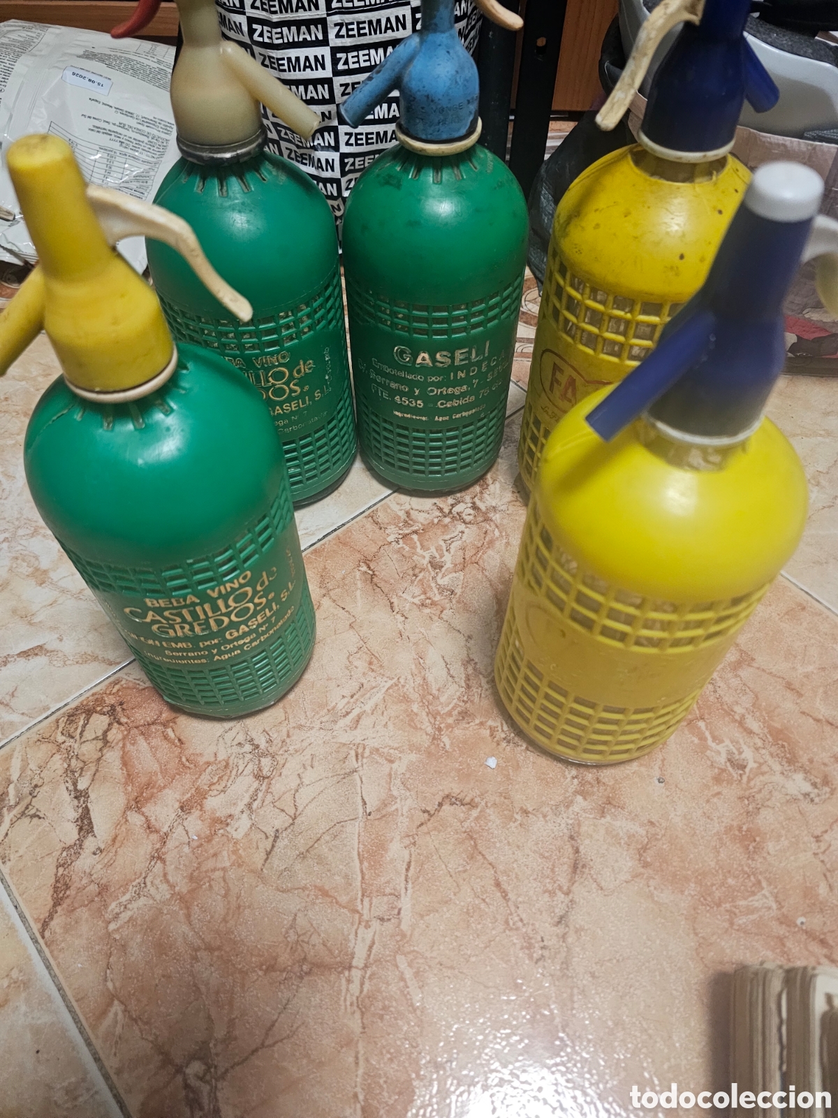 Antig&uuml;edades: Lote de 5 sifones Antiguo vintage
