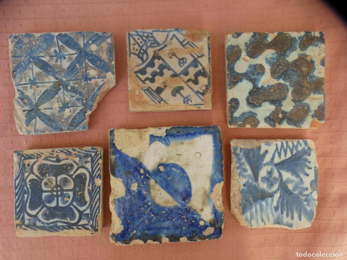 Antig&uuml;edades: Azulejos Espa&ntilde;ol Valencia siglo 15/16