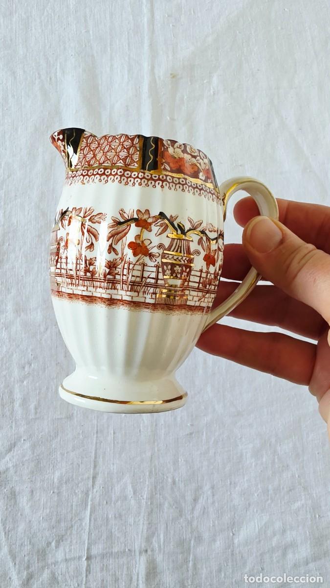Antig&uuml;edades: Antigua Jarra de Porcelana Inglesa &rdquo;Charles Radford&rdquo; Estilo Imari Victoriano (c. 1880) Fenton, Sta