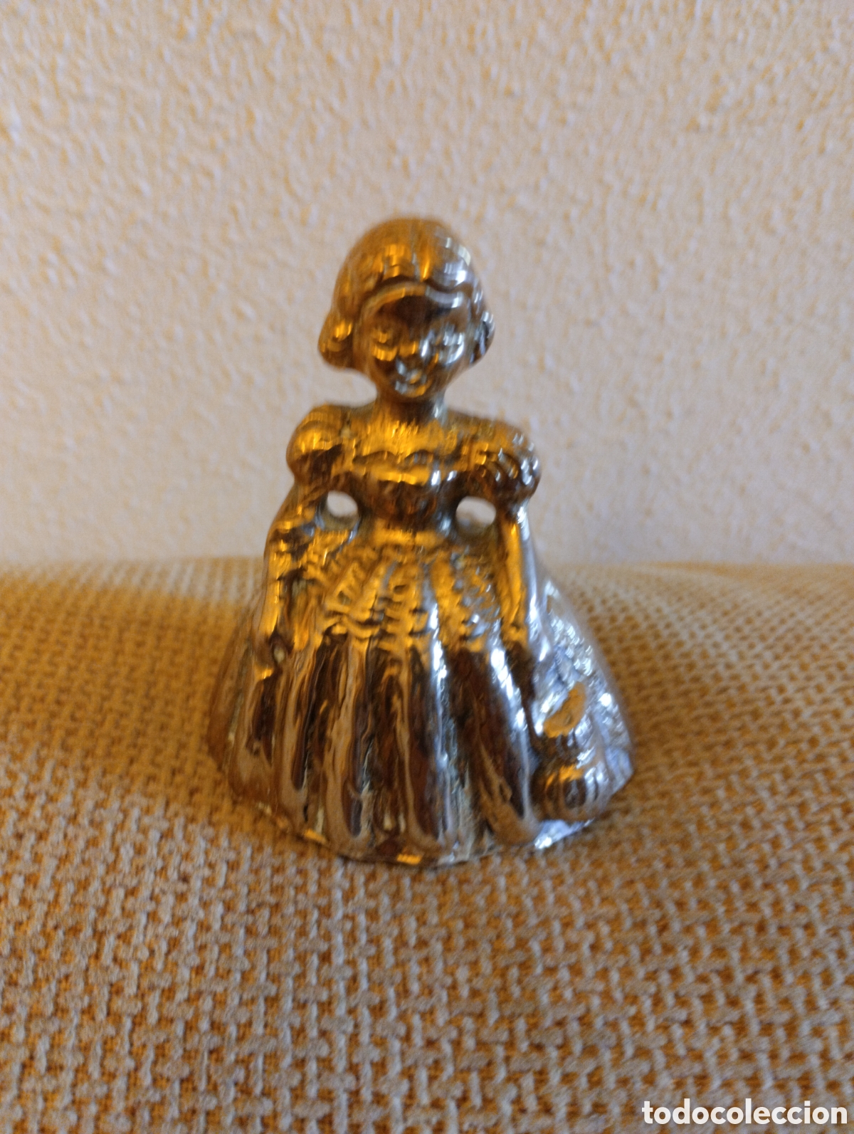 Antig&uuml;edades: Campanilla antigua bronce - Foto 1