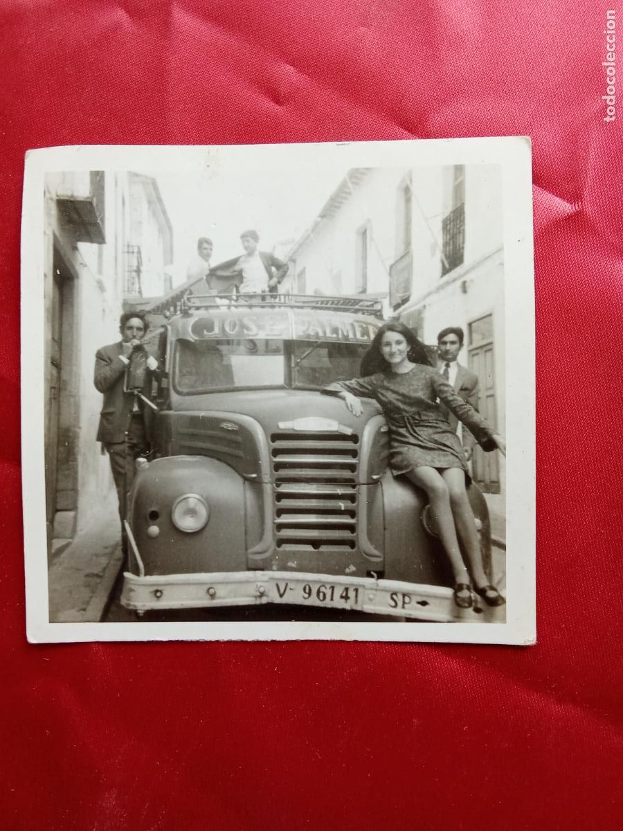 Antig&uuml;edades: Fotografia antigua cami&oacute;n Gata de Gorgos. Alicante, a&ntilde;os 60 Papel.39