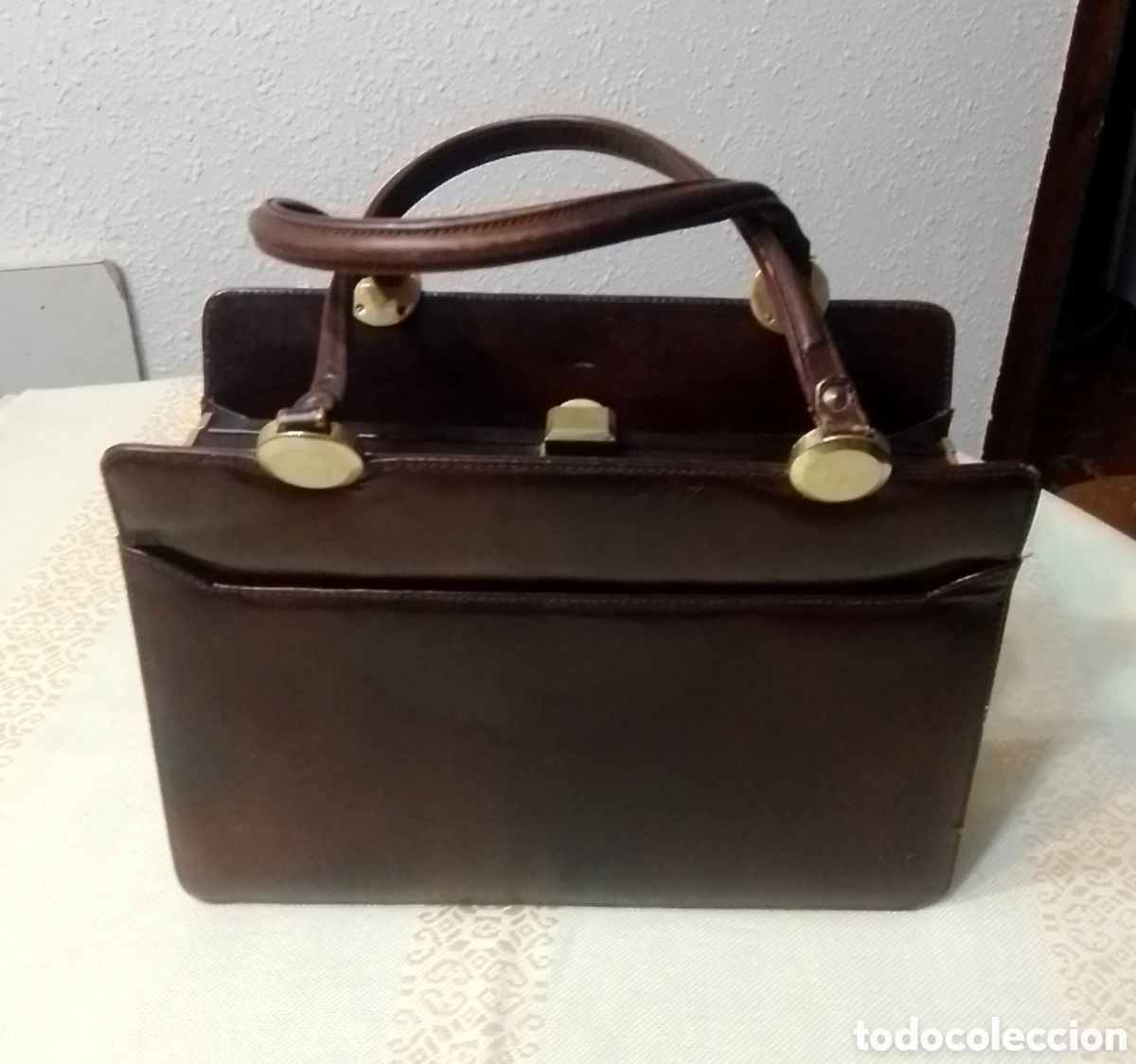 Antig&uuml;edades: Bolso de paseo vintage - Foto 2