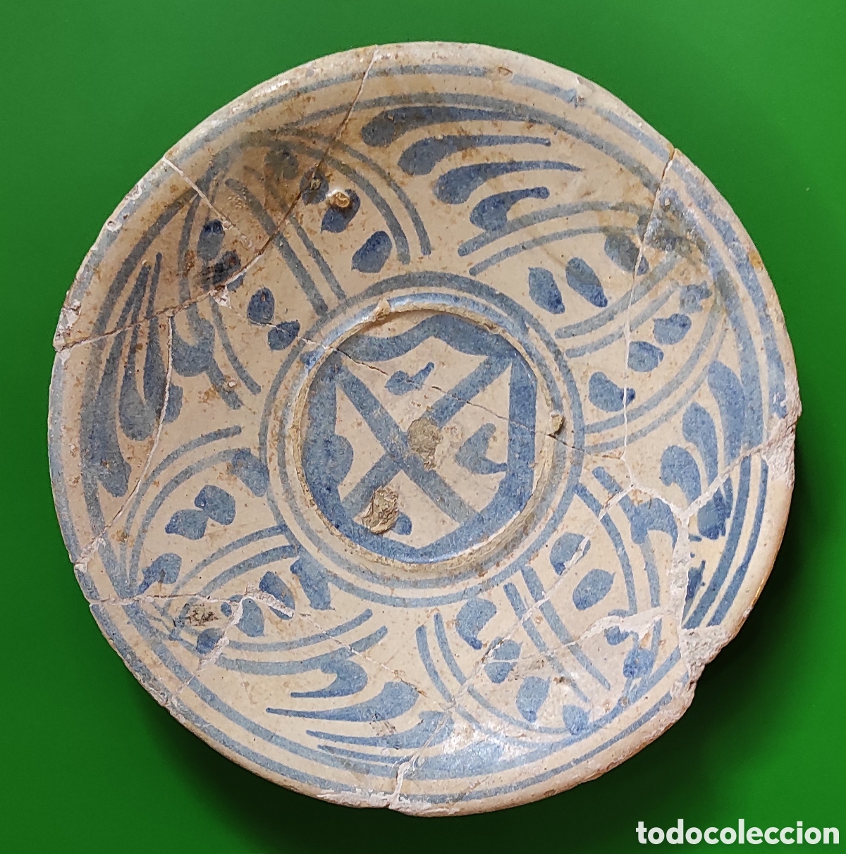 Antiquit&auml;ten: Plato de Triana o Paterna. Siglo XV-XVI
