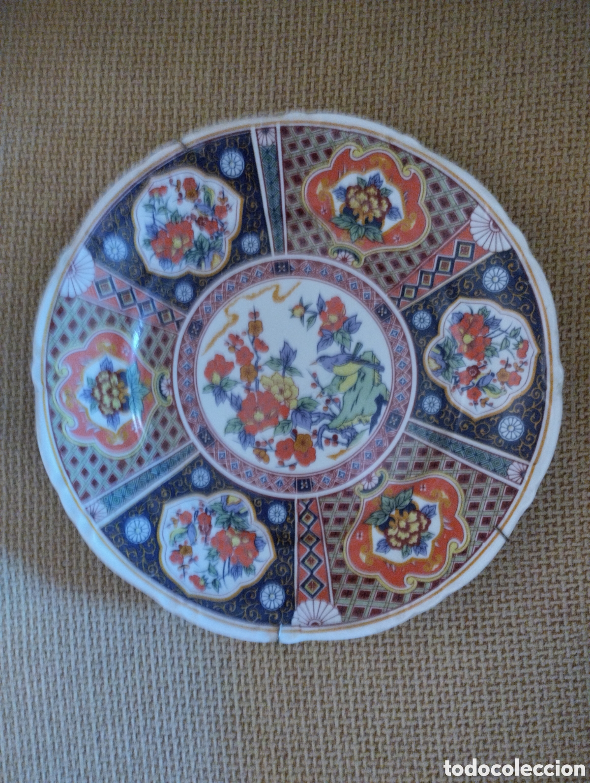 Antig&uuml;edades: Plato antiguo porcelana china
