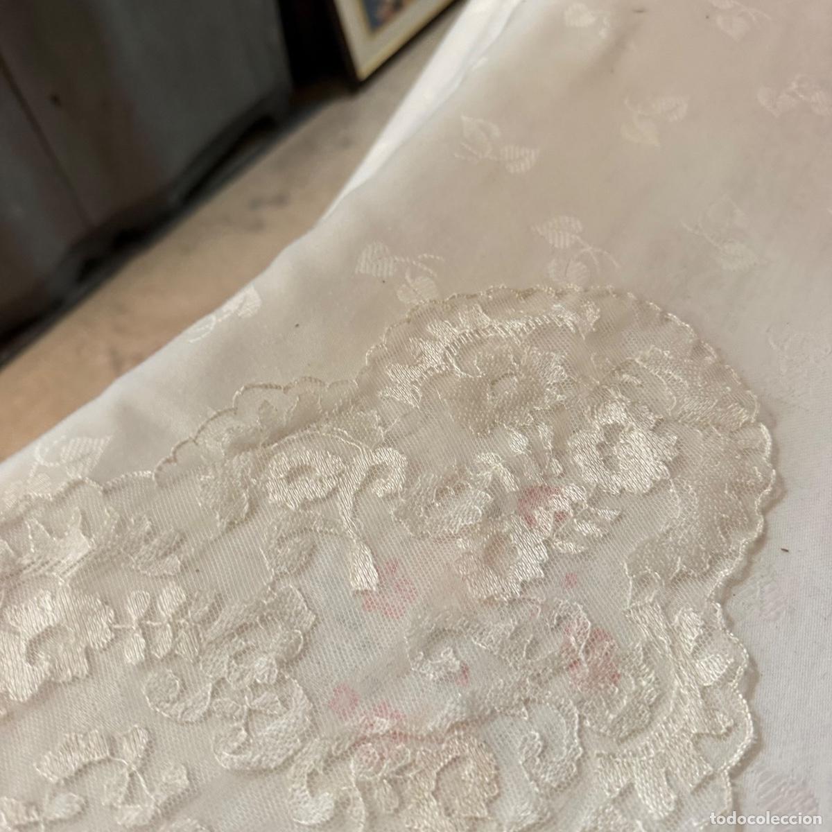 Antig&uuml;edades: Mantilla velo blanco - Foto 4