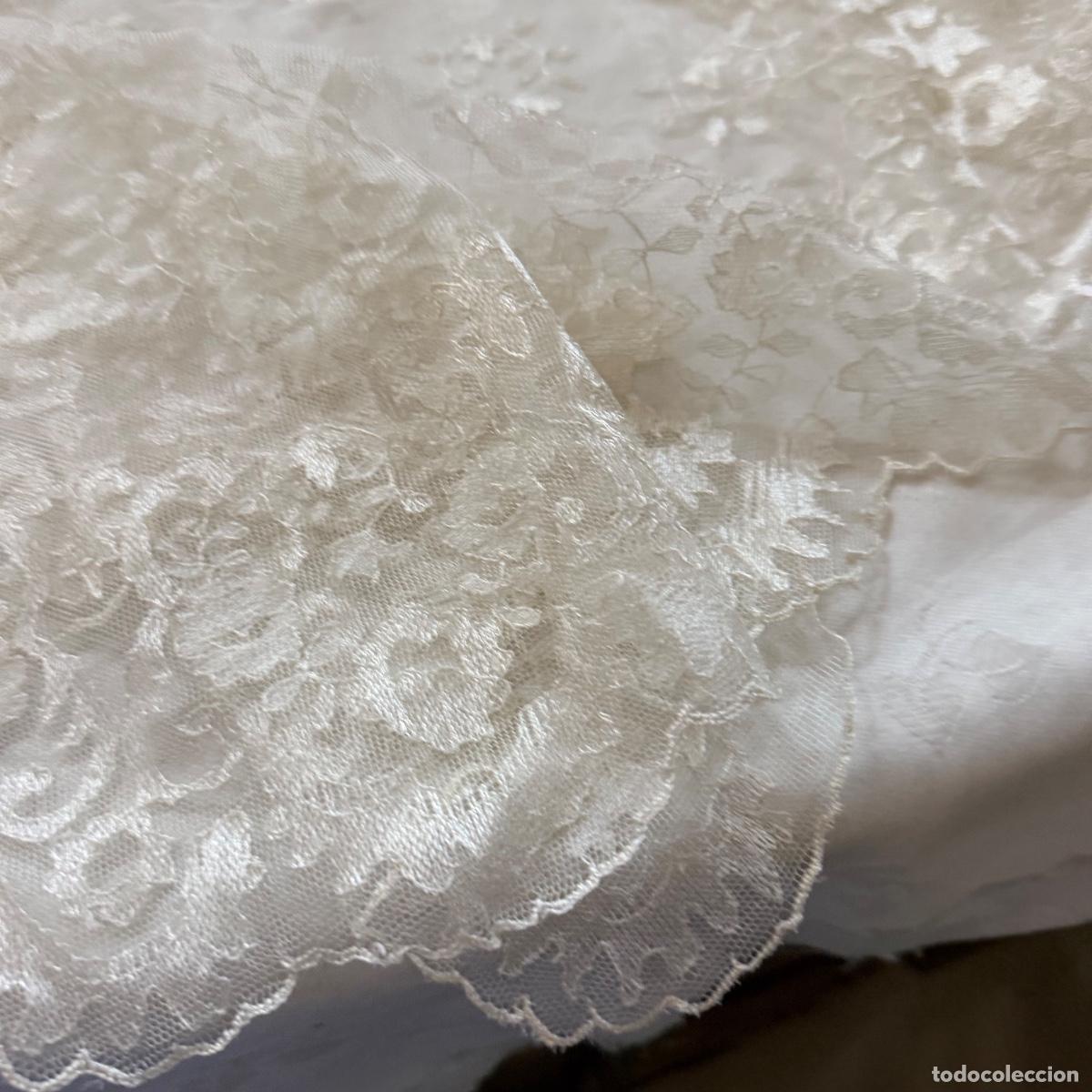 Antig&uuml;edades: Mantilla velo blanco - Foto 9