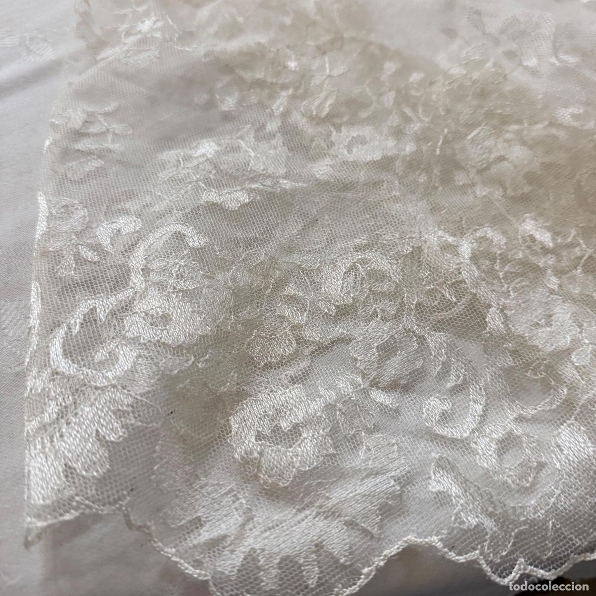 Antig&uuml;edades: Mantilla velo blanco - Foto 10