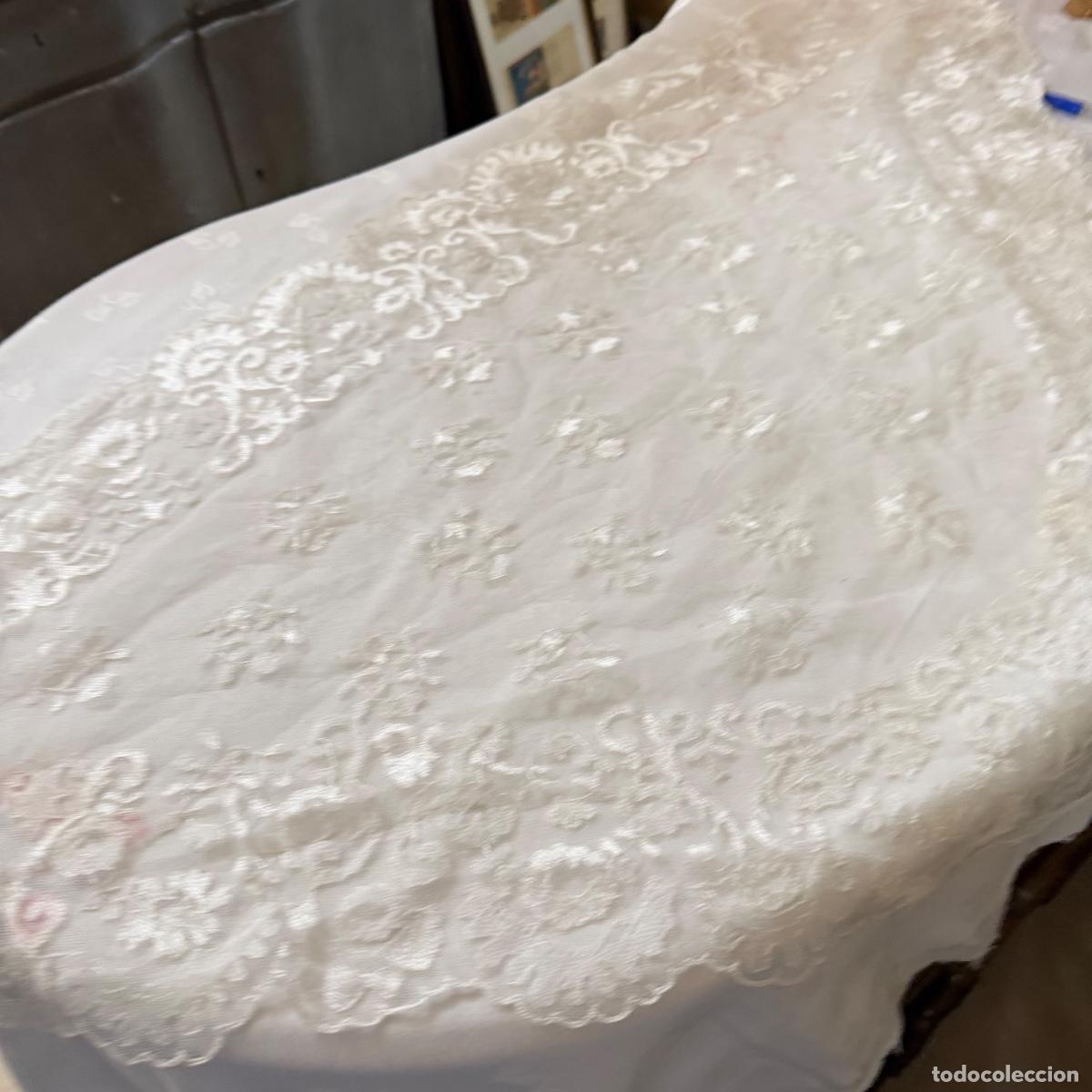 Antig&uuml;edades: Mantilla velo blanco - Foto 12