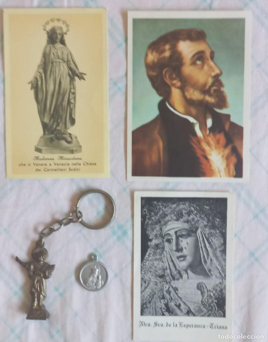 Antig&uuml;edades: Lote religioso antiguo (Triana, San Pancracio...)