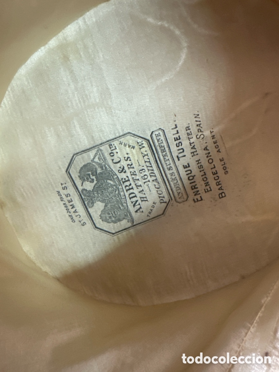 Antig&uuml;edades: Sombrero de copa ingl&eacute;s - Foto 2