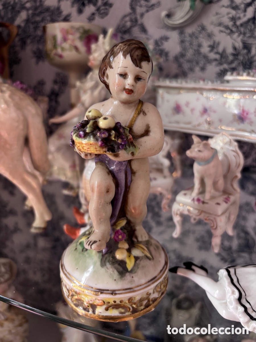 Antig&uuml;edades: PRECIOSA FIGURA CAPODIMONTE - Foto 7