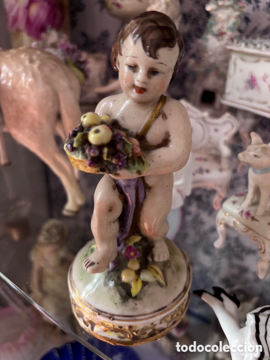 Antig&uuml;edades: PRECIOSA FIGURA CAPODIMONTE - Foto 8