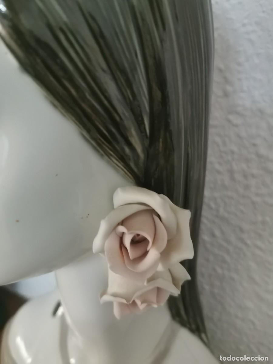 Antig&uuml;edades: Figura LLADRO busto mujer - Foto 2