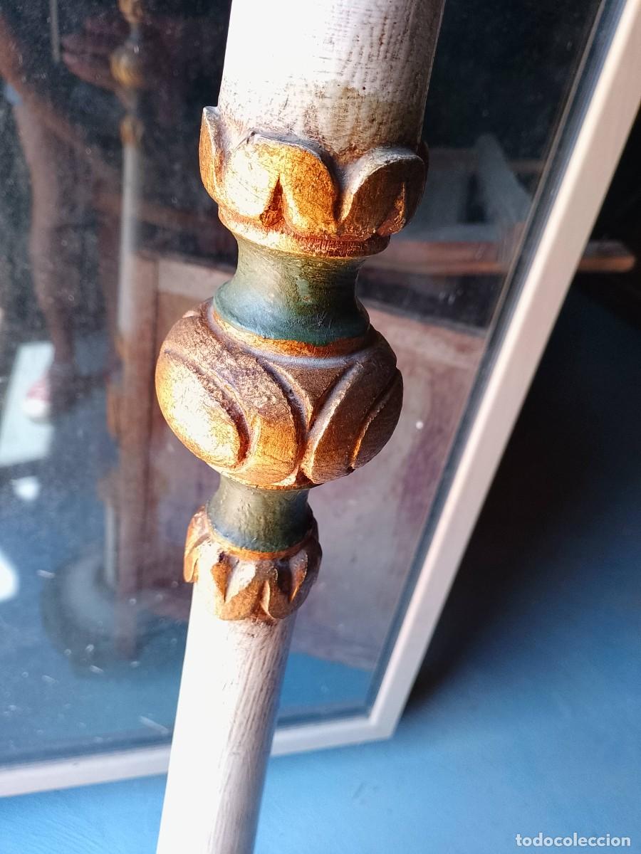 Antig&uuml;edades: Hachero madera policromada S XIX - Foto 4