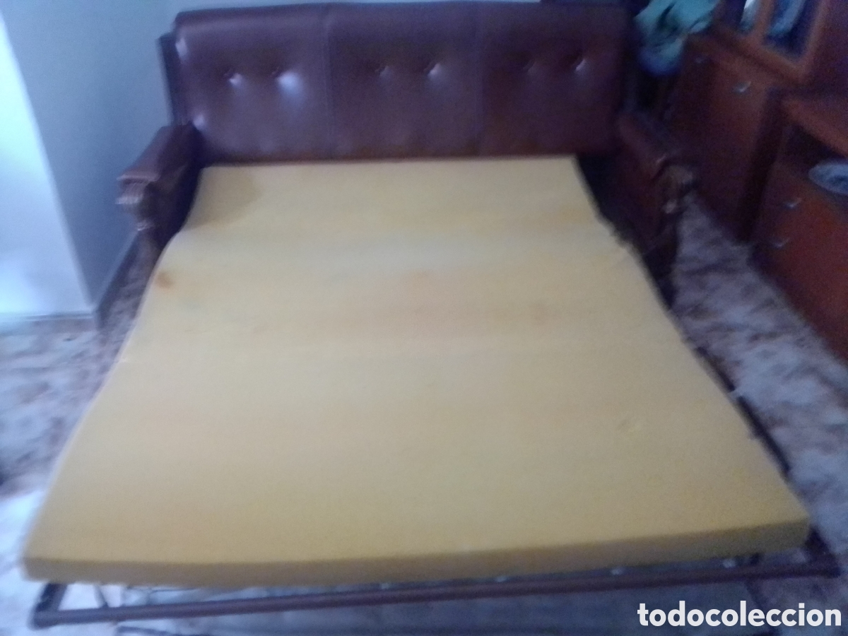 Antig&uuml;edades: Sof&aacute; cama vinta, totalmente nuevo de escay - Foto 7