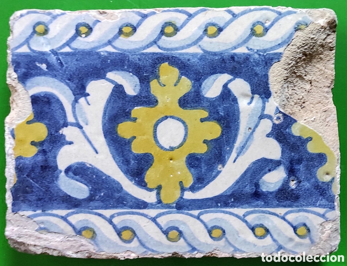 Antig&uuml;edades: Azulejo de Triana del siglo XVI.