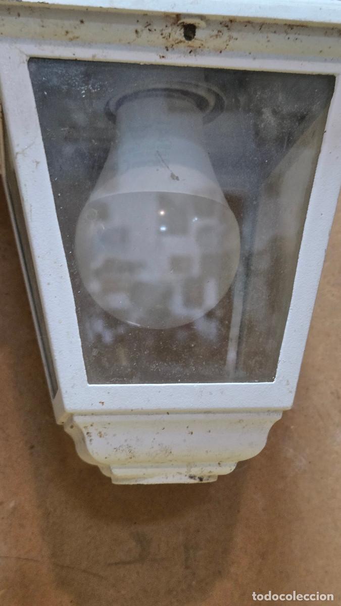 Antig&uuml;edades: farol de techo blanco - Foto 3