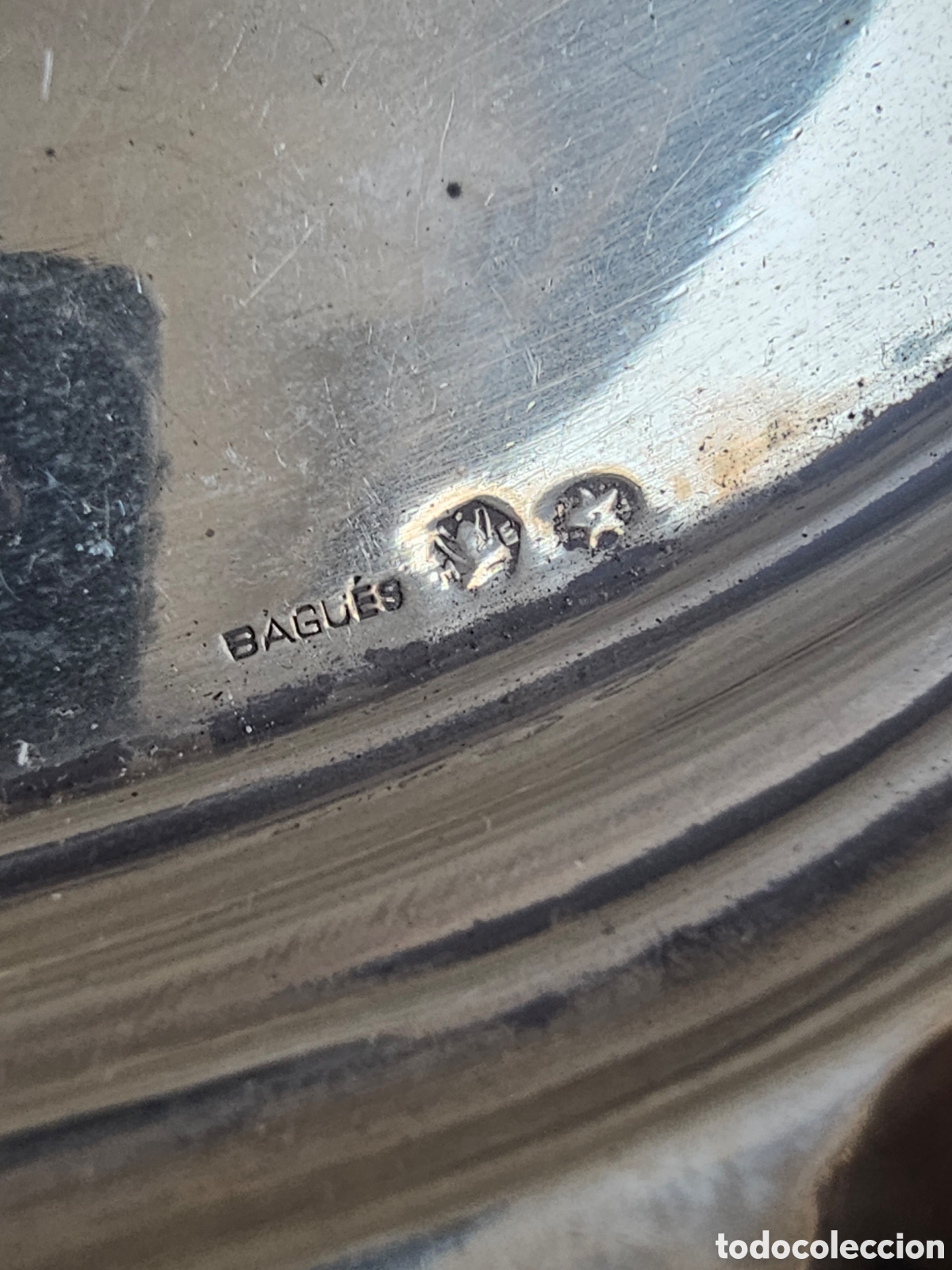 Antig&uuml;edades: Bandeja Plata De Ley, Bagu&eacute;s Vintage