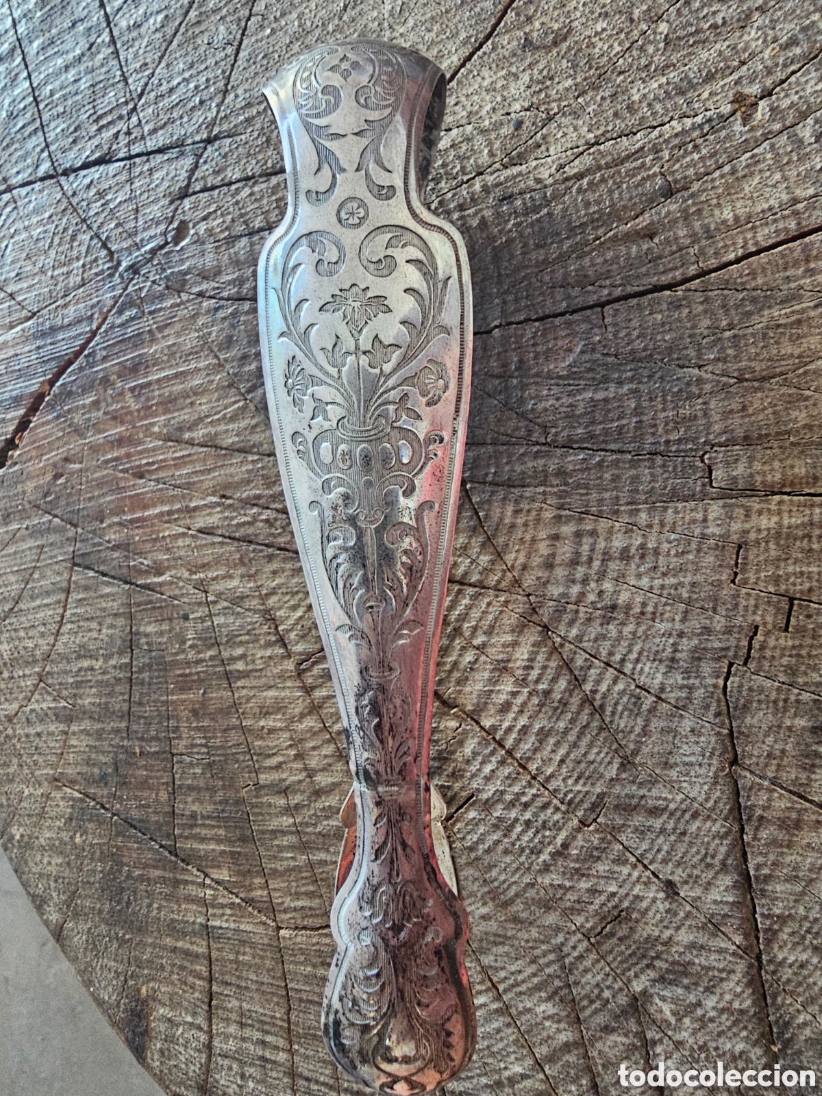 Antig&uuml;edades: Pinzas Az&uacute;car Grandes Plata De Ley Vintage
