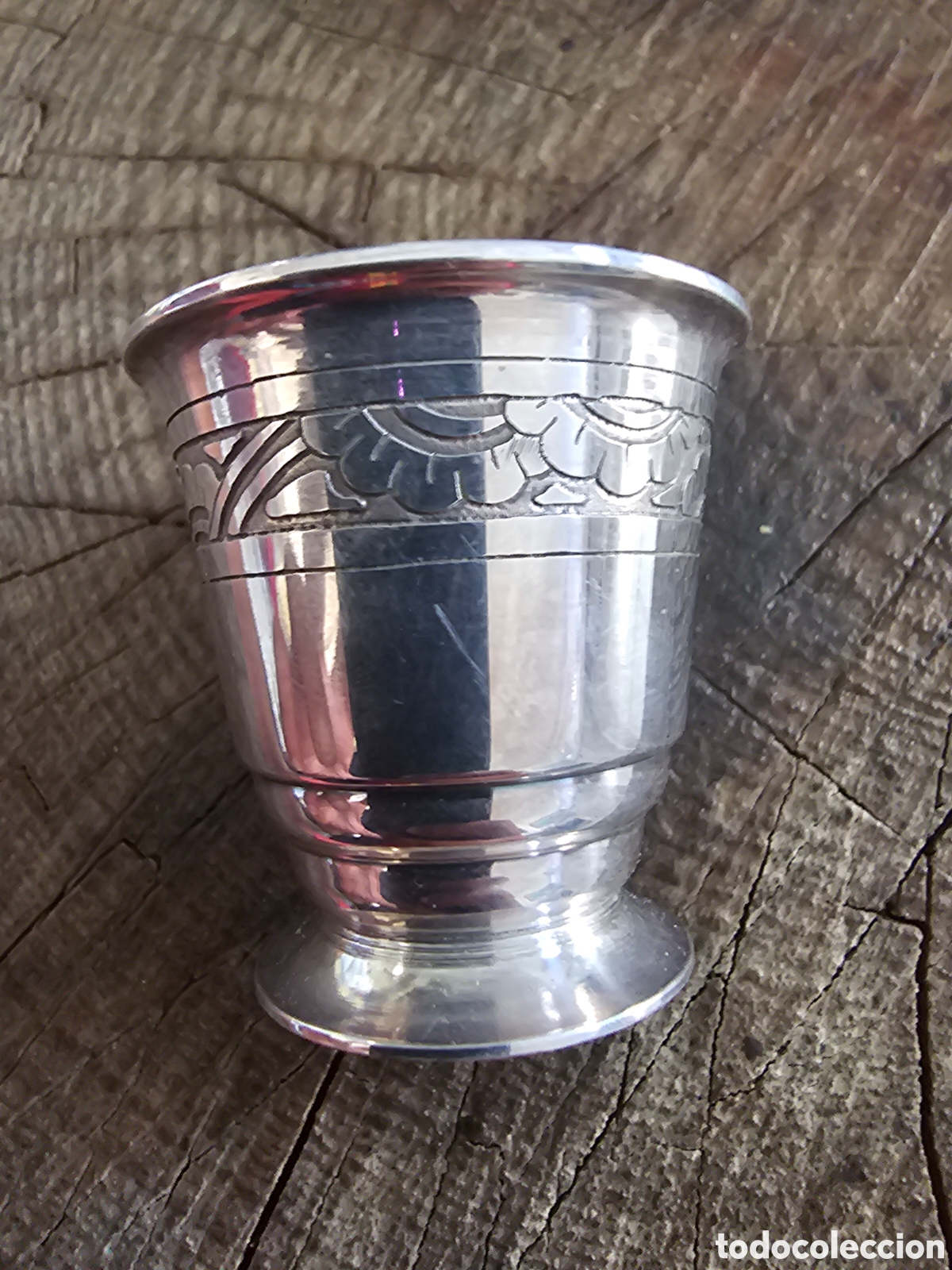 Antig&uuml;edades: Copa Licor Plata De Ley Vintage