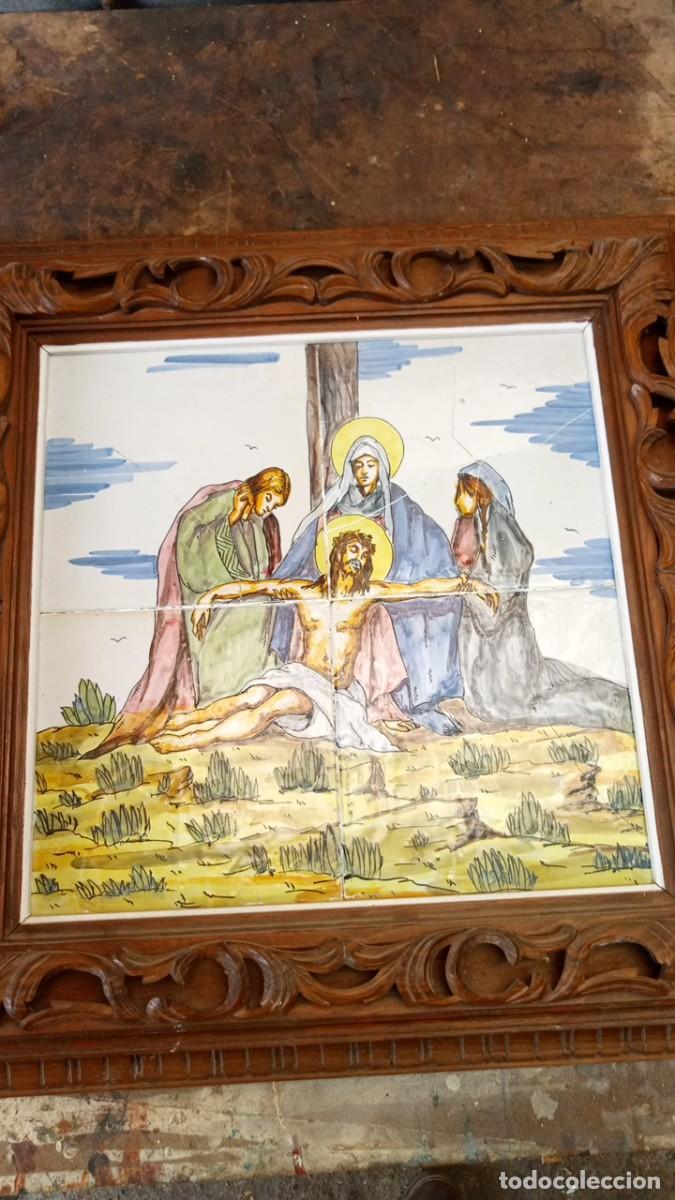 Antig&uuml;edades: Panel de azulejos. Principio del siglo XX