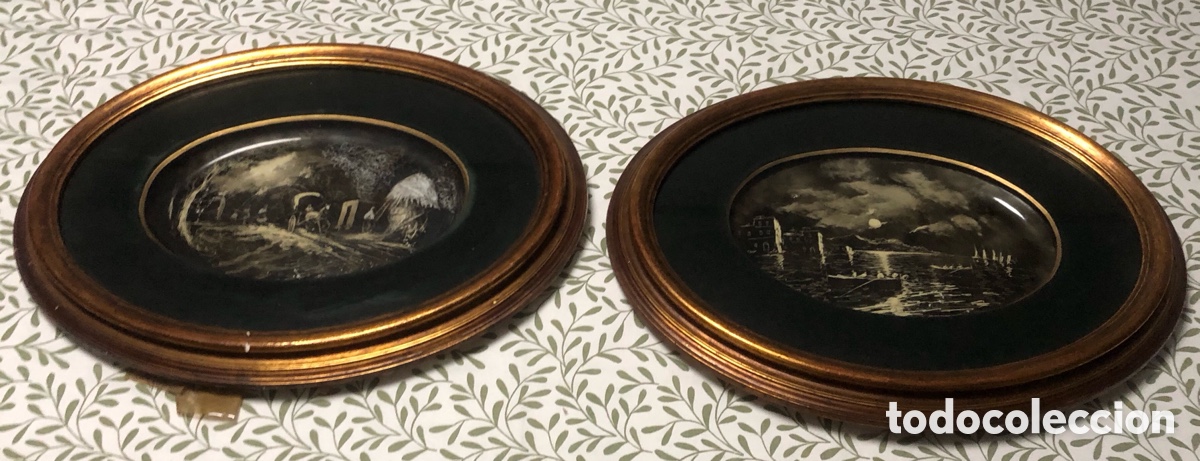 Antig&uuml;edades: Roberto Carignani :Pareja art&iacute;stica en soporte cer&aacute;mico