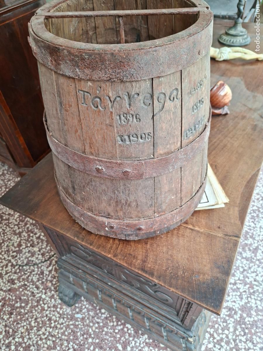 Antig&uuml;edades: MEDIDA DE GRANO CUARTAN SELLADO CON FECHAS I LUGAR TARREGA ORIGINAL