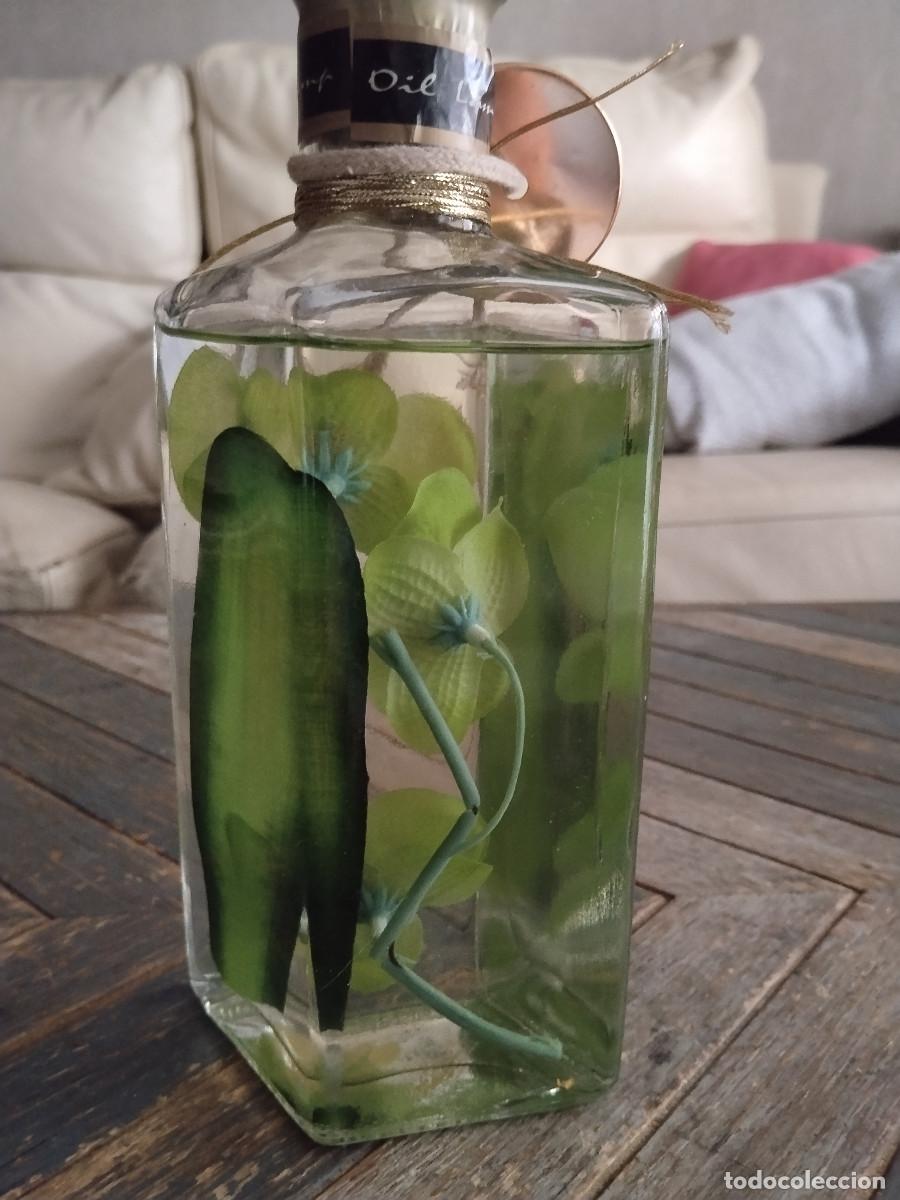 Antig&uuml;edades: L&aacute;mpara de aceite decorativa con flores preservadas &ndash; estilo japon&eacute;s Herbarium Lamp