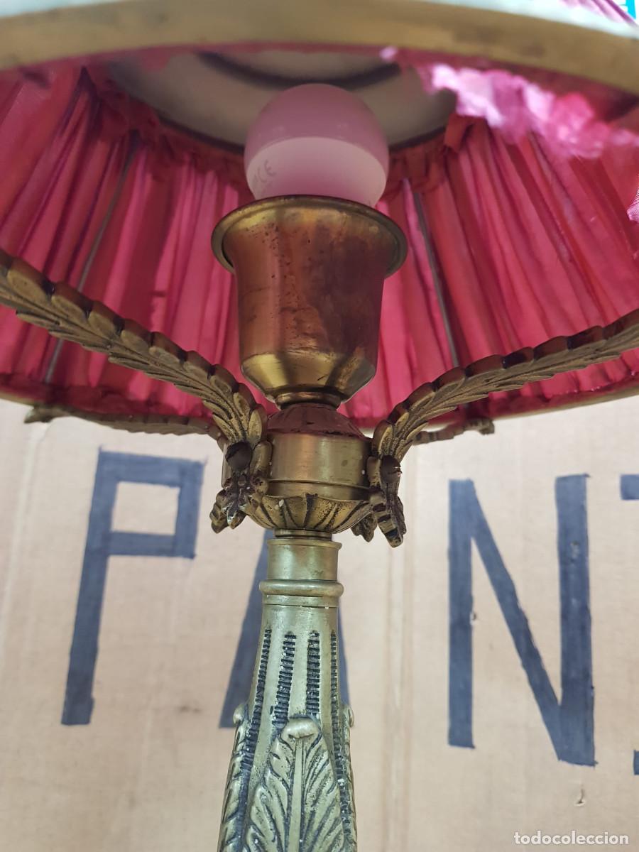 Antig&uuml;edades: ANTIGUA LAMPARA DE BRONCE - Foto 4