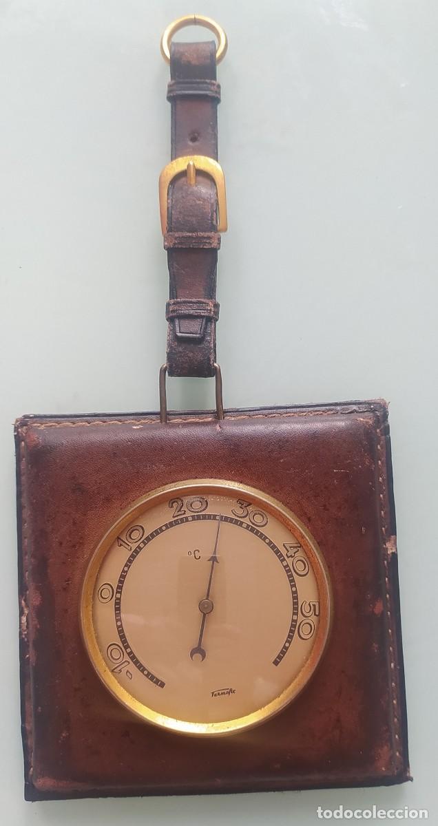 Antig&uuml;edades: Antiguo termometro Loewe de pared , SigloXIX, raro, vintage