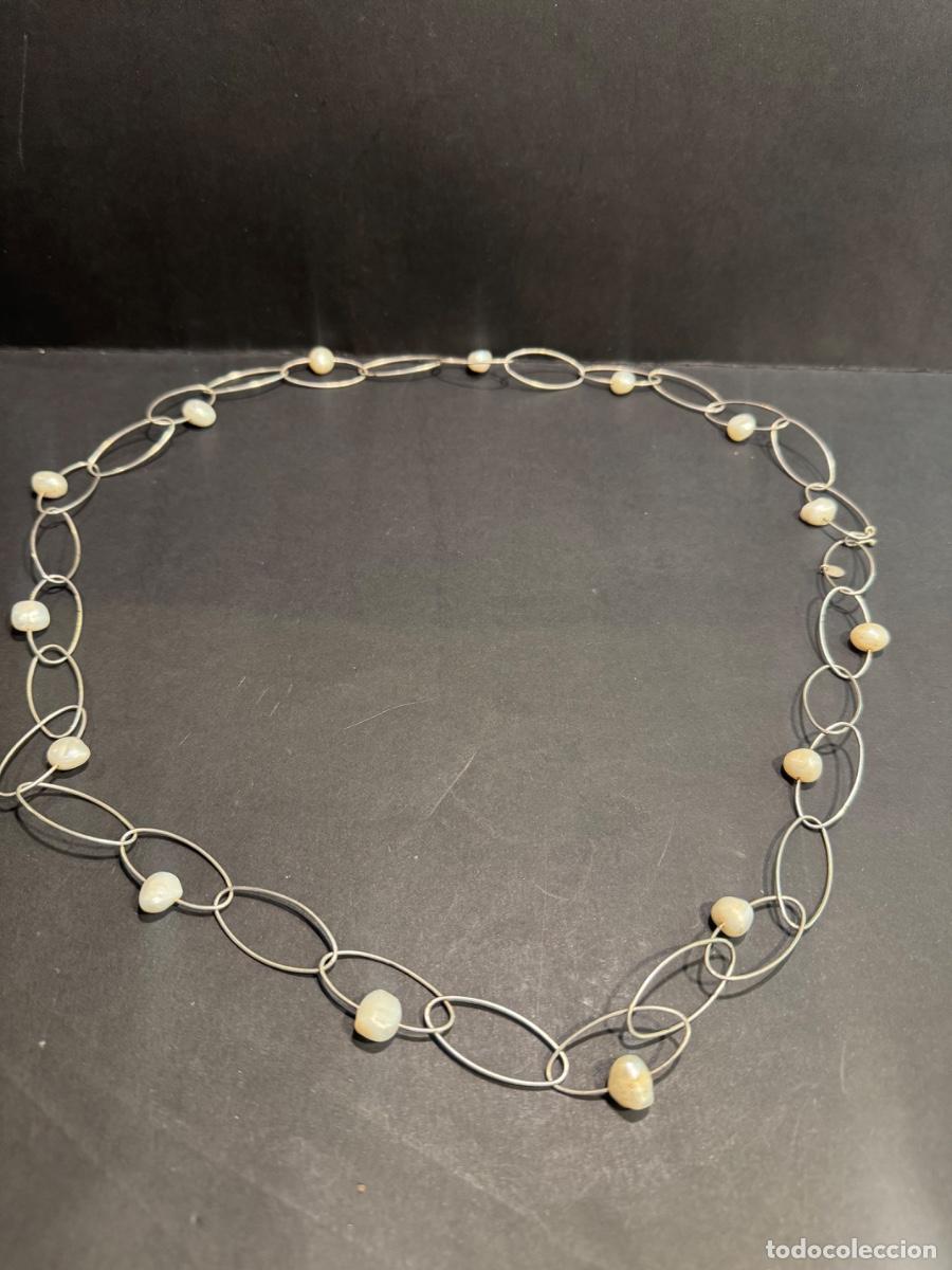 Antig&uuml;edades: TOUS COLLAR LARGO PERLAS Y PLATA 925 / COMPRA MIN&Iacute;MA 5 &euro;