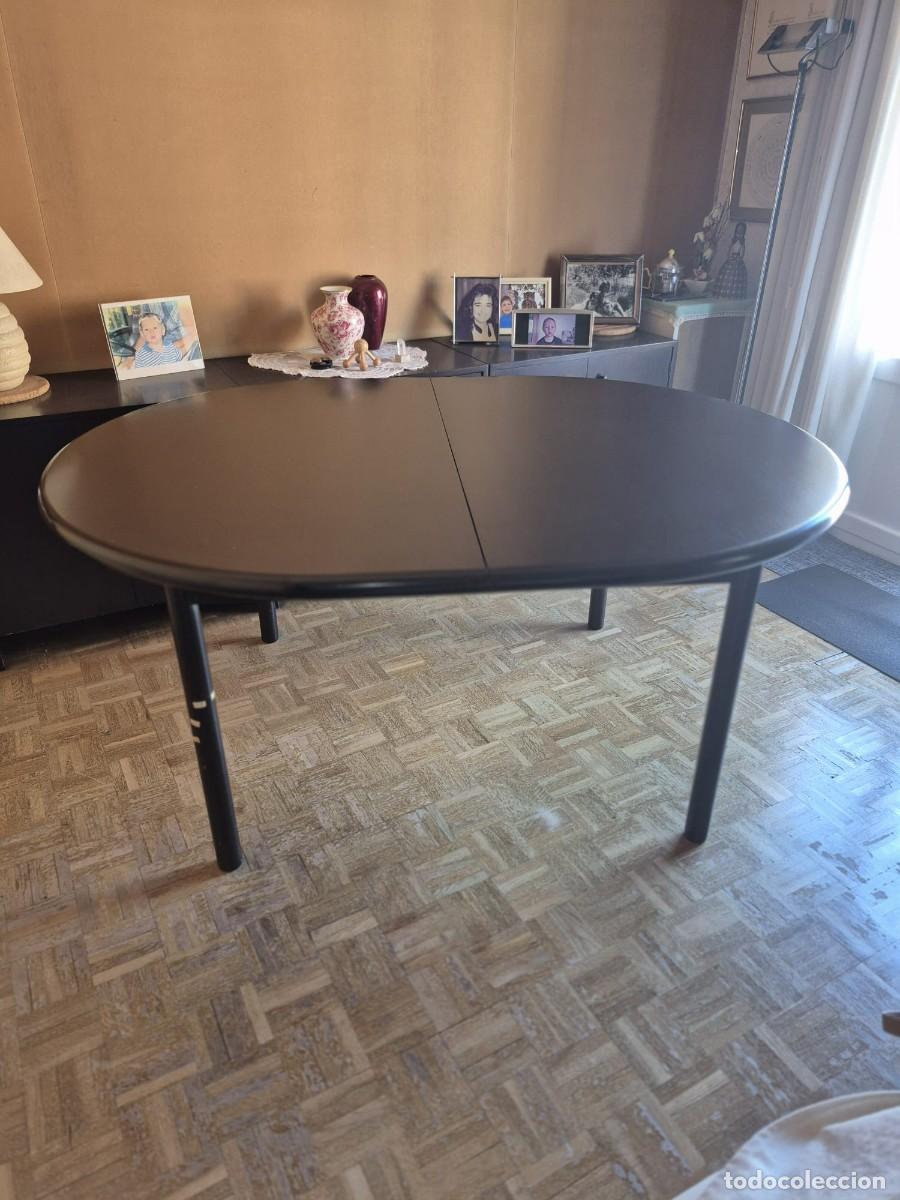 Antig&uuml;edades: Mesa de la casa Gres con alargo - Foto 1
