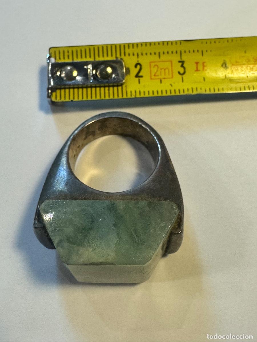 Antig&uuml;edades: ANILLO DE PLATA 925 CON PIEDRA PESO TOTAL 36,59 GRMS. / COMPRA MIN&Iacute;MA 5 &euro;