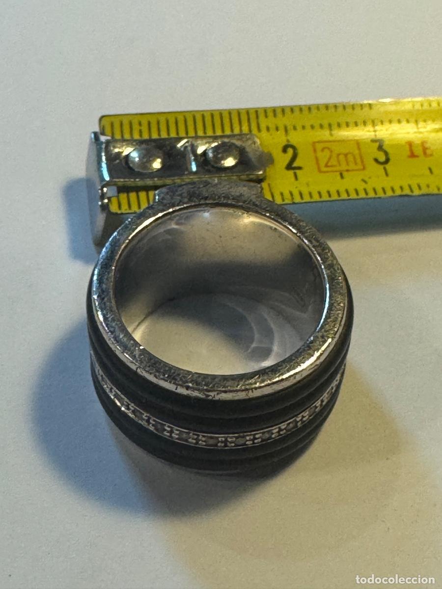 Antig&uuml;edades: ANILLO DE PLATA 925 CON PIEDRAS BRILLO / COMPRA MIN&Iacute;MA 5 &euro;