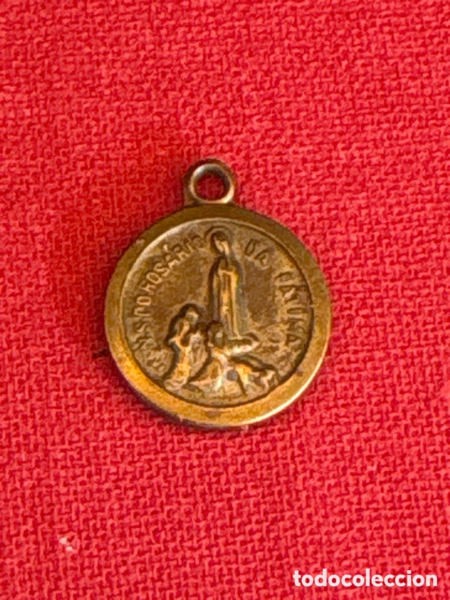 Antig&uuml;edades: Medalla con reliquia - TERRA DE FATIMA Rosario