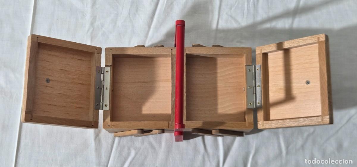 Antig&uuml;edades: Peque&ntilde;o costurero de madera - Foto 10