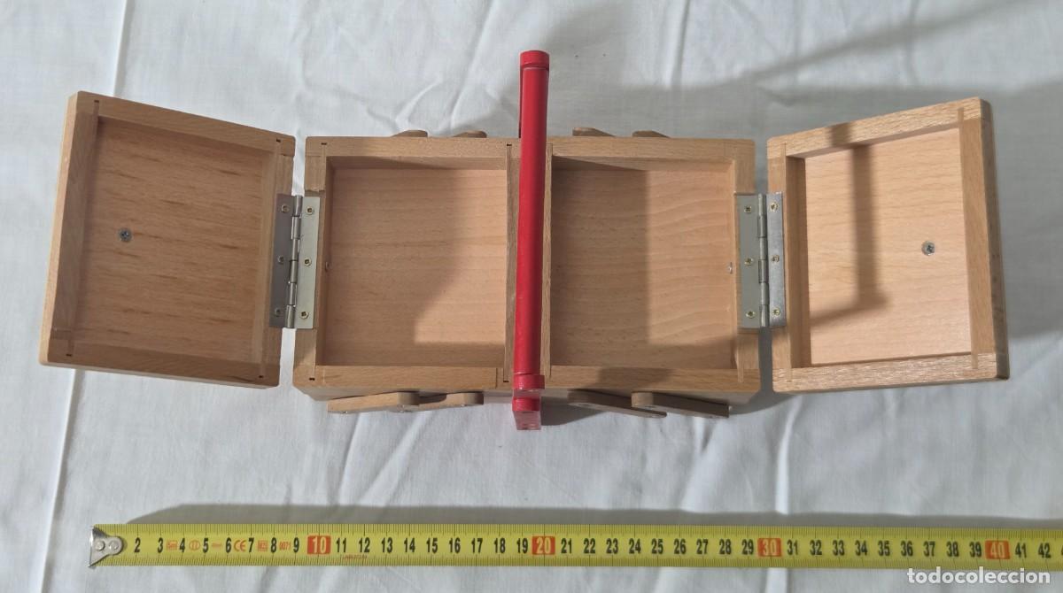 Antig&uuml;edades: Peque&ntilde;o costurero de madera - Foto 14