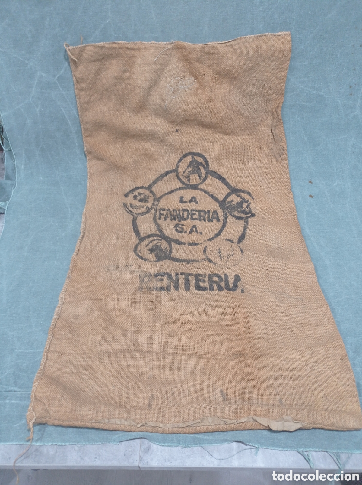Antig&uuml;edades: ANTIGUO SACO DE ARPILLERA - LA FANDER&Iacute;A - RENTER&Iacute;A - GUIP&Uacute;ZCOA