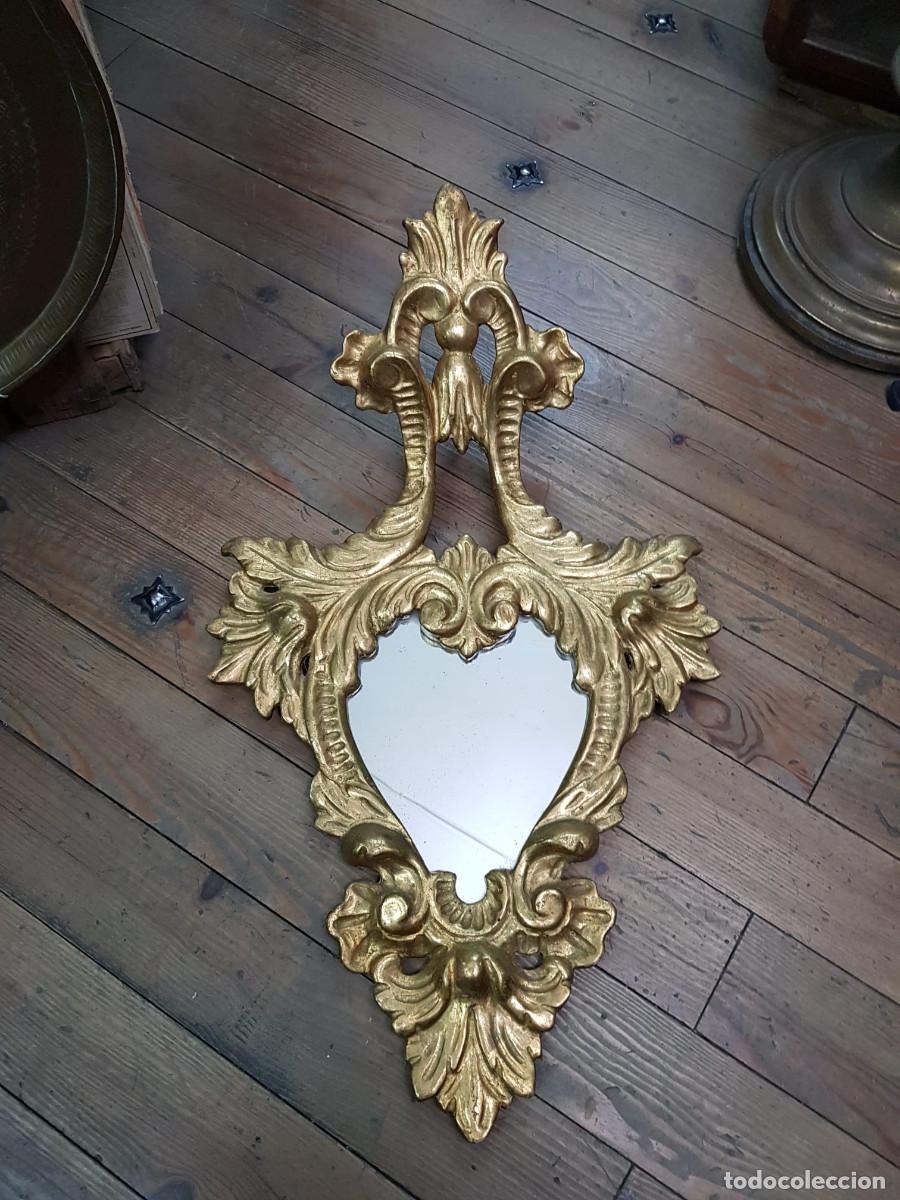 Antig&uuml;edades: ANTIGUO ESPEJO DE MADERA - Foto 1