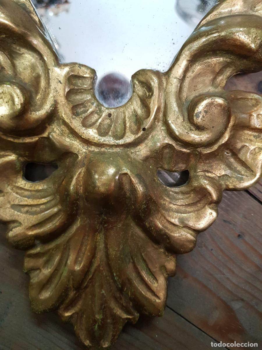 Antig&uuml;edades: ANTIGUO ESPEJO DE MADERA - Foto 3