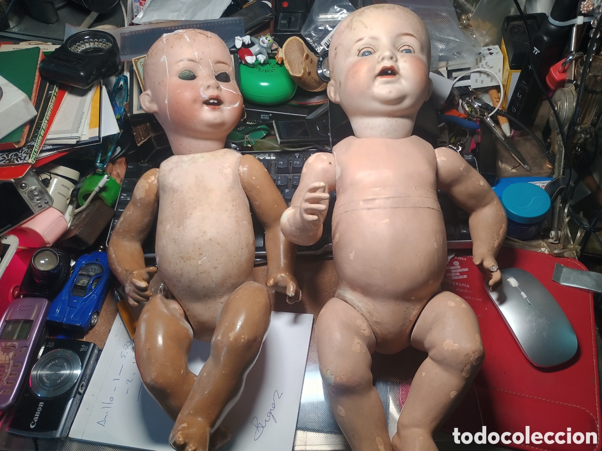 Antig&uuml;edades: DOS MU&Ntilde;ECAS PORCELANA SEGUN FOTOS