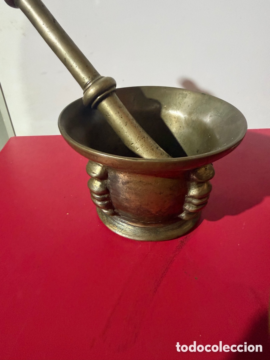 Antig&uuml;edades: Lote 6 morteros antiguos bronce - Foto 2