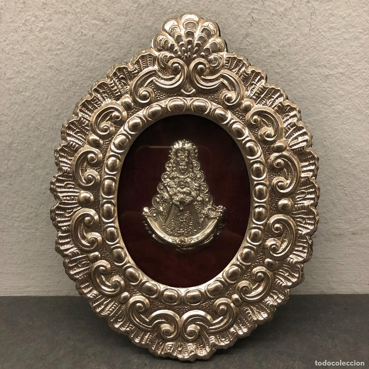 Antig&uuml;edades: RELICARIO - VIRGEN DE COVADONGA - 18 X 14 CM TOTAL - PRECIOSO LOTE RELIGIOSO / 1611