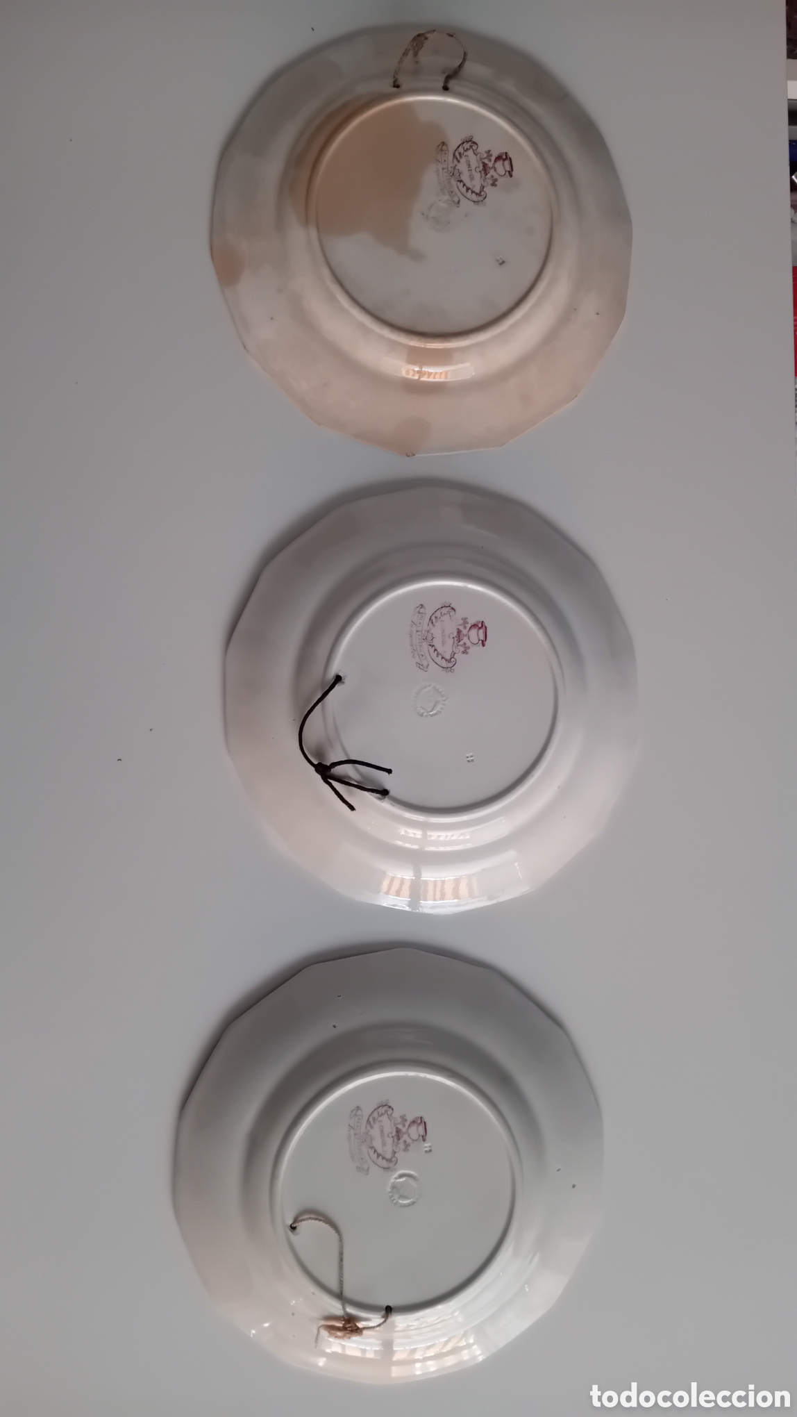 Antig&uuml;edades: 3 PLATOS SARGALEDOS , 3 &Eacute;POCA - Foto 13