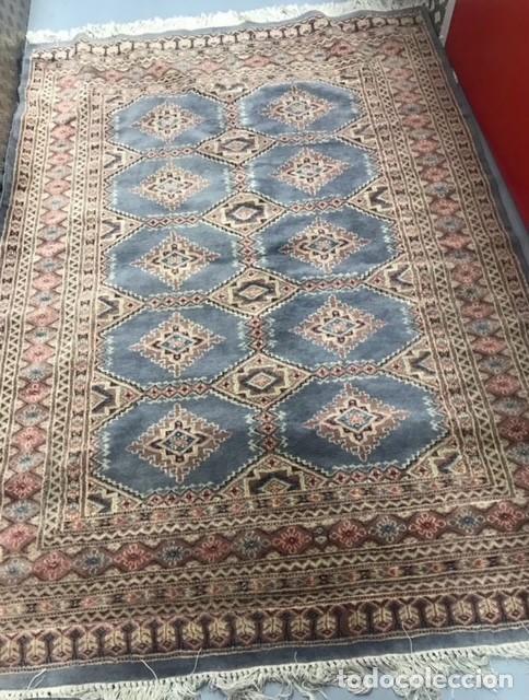 Antig&uuml;edades: ALFOMBRA TURQU&Iacute;A TONOS GRISES Y OCRES